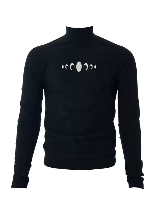 KARMANISTIC Slim Stretch Mock Neck Long Sleeve Tee | Face 3 Face