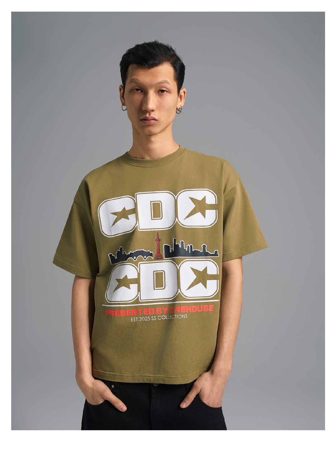 S45 CDC City Printed Tee | Face 3 Face