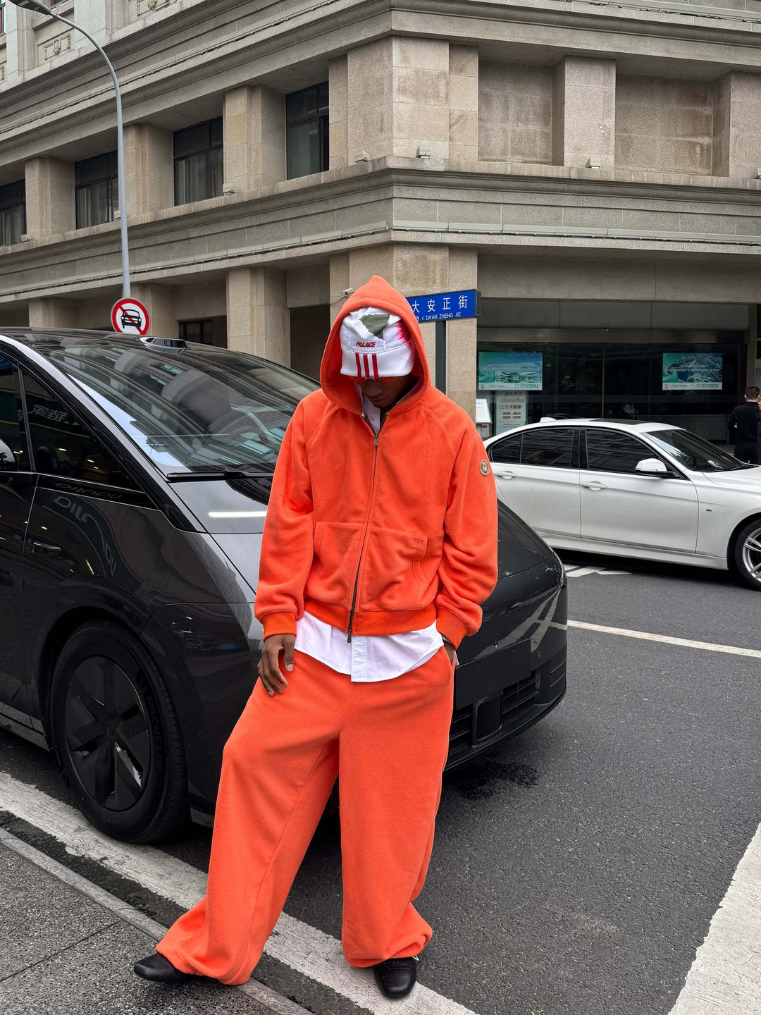 STEEPC Fleece Zip Up Hoodie and Sweatpants Set | Face 3 Face