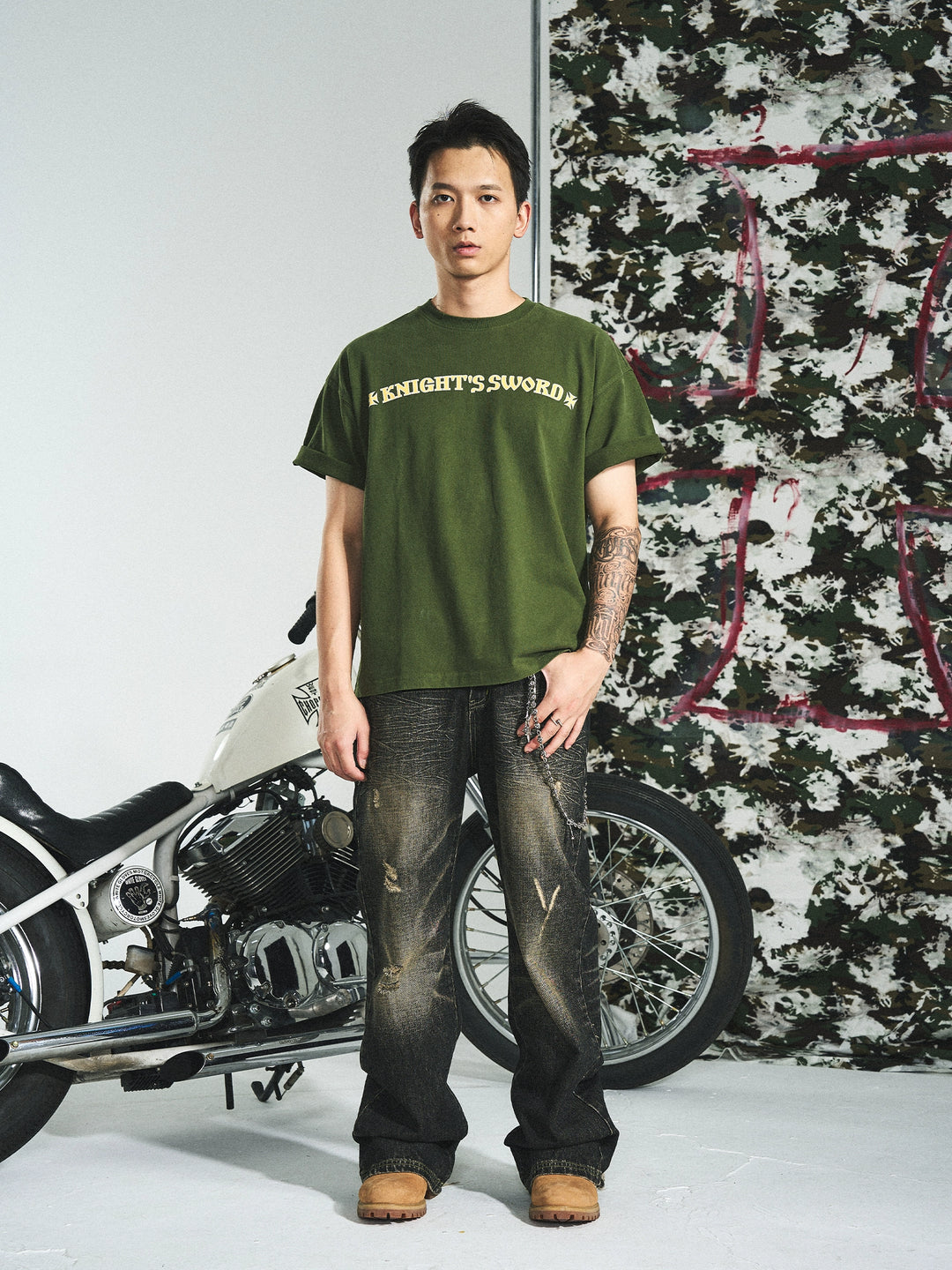 RUSURE Knights Sword Print Tee | Face 3 Face