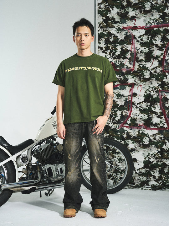 RUSURE Knights Sword Print Tee | Face 3 Face