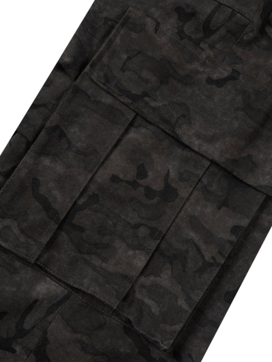 1807 Camouflage Multi Pocket Work Cargo Pants | Face 3 Face