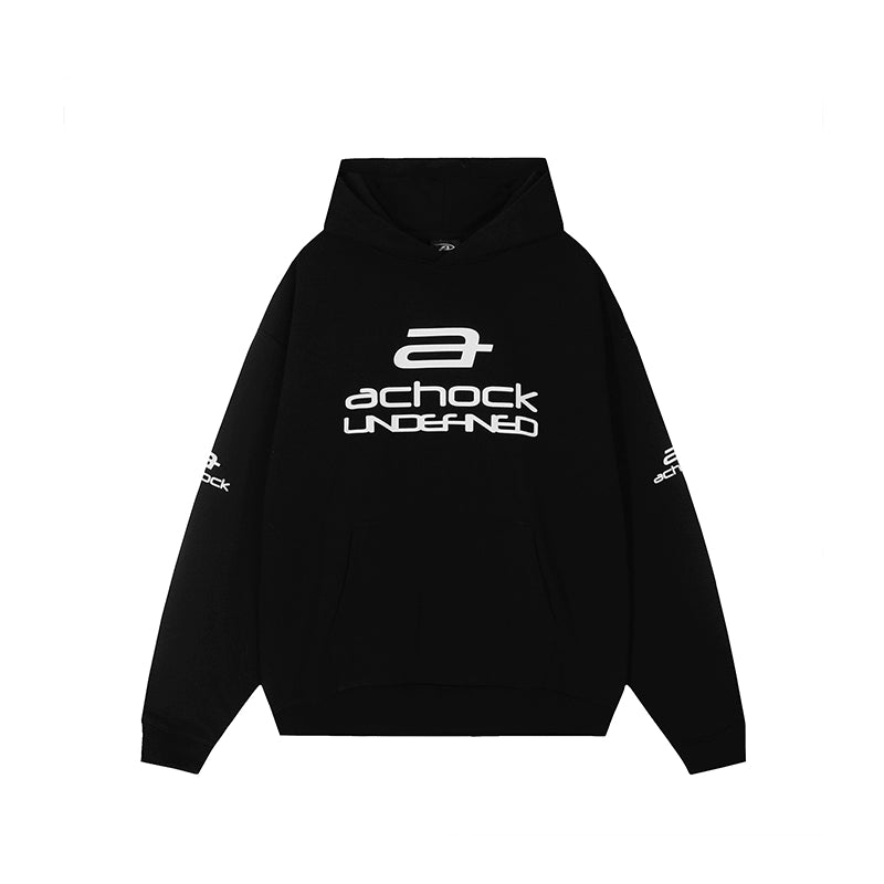 Achock Basic Logo Printed Hoodie | Face 3 Face