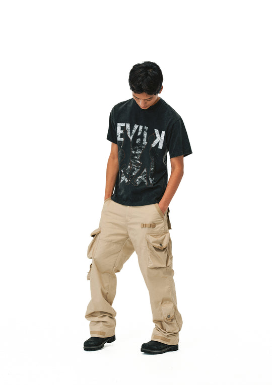 EVILKNIGHT(EK) 3D Multi Pocket Utility Cargo Pants | Face 3 Face