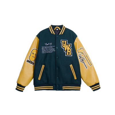 UNTILWERICH CALIFORNIA 187 Baseball Jacket | Face 3 Face