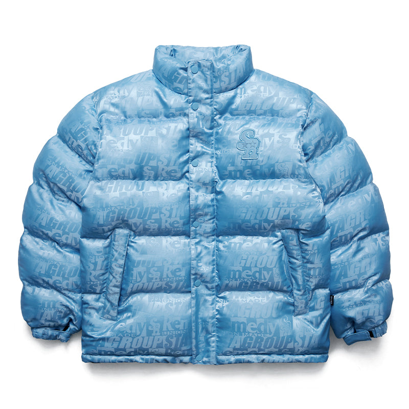 Remedy x STA STARMD SR 3D Logo Full Print Puffer Jacket | Face 3 Face