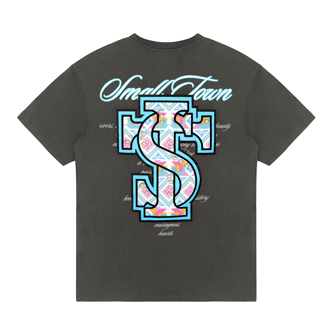 Small Town Kid Pearl Ethnic ST Logo Patch Tee | Face 3 Face