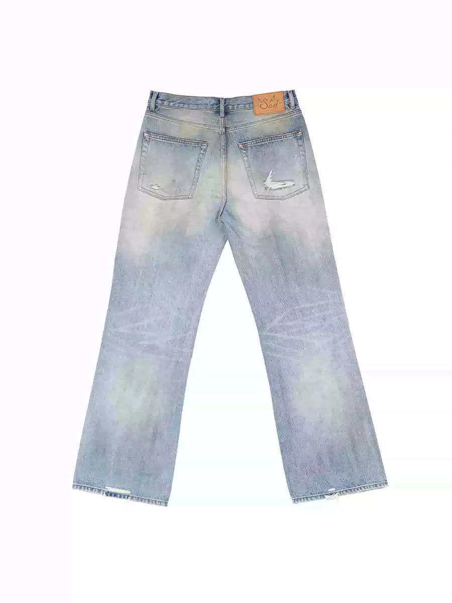 SOD Co. Velvet Patchwork Washed Flared Jeans | Face 3 Face