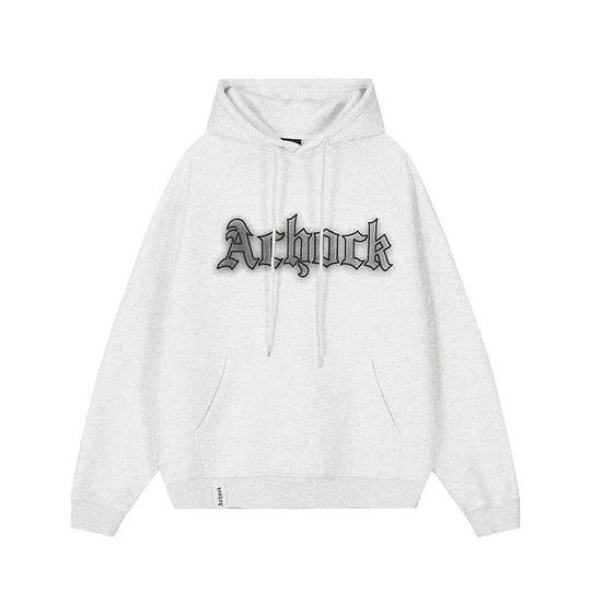 Achock Raglan Sleeve Logo Printed Hoodie