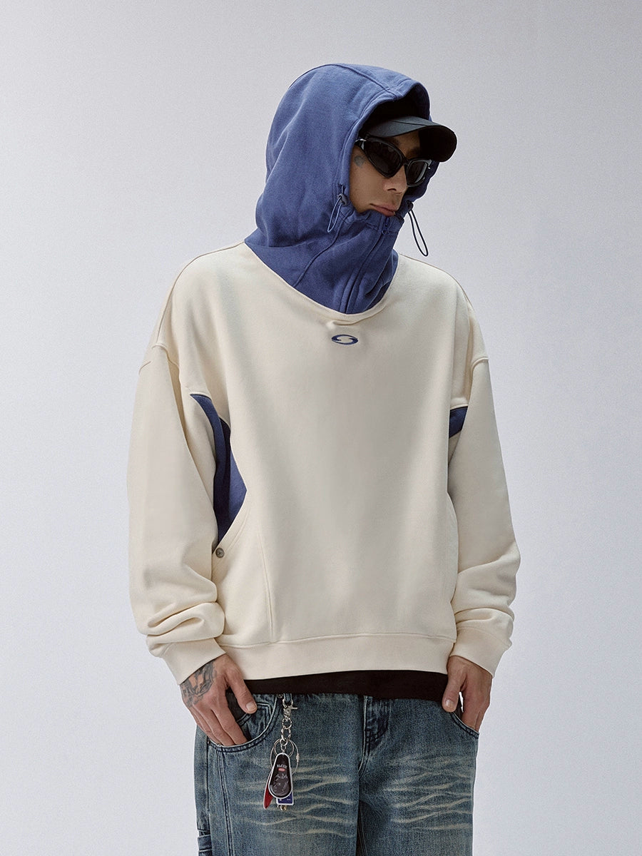 F2CE Color Block Hood with Zip Hoodie | Face 3 Face