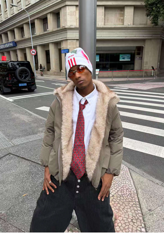 STEEPC Eco Faux Fur Lined Down Jacket | Face 3 Face