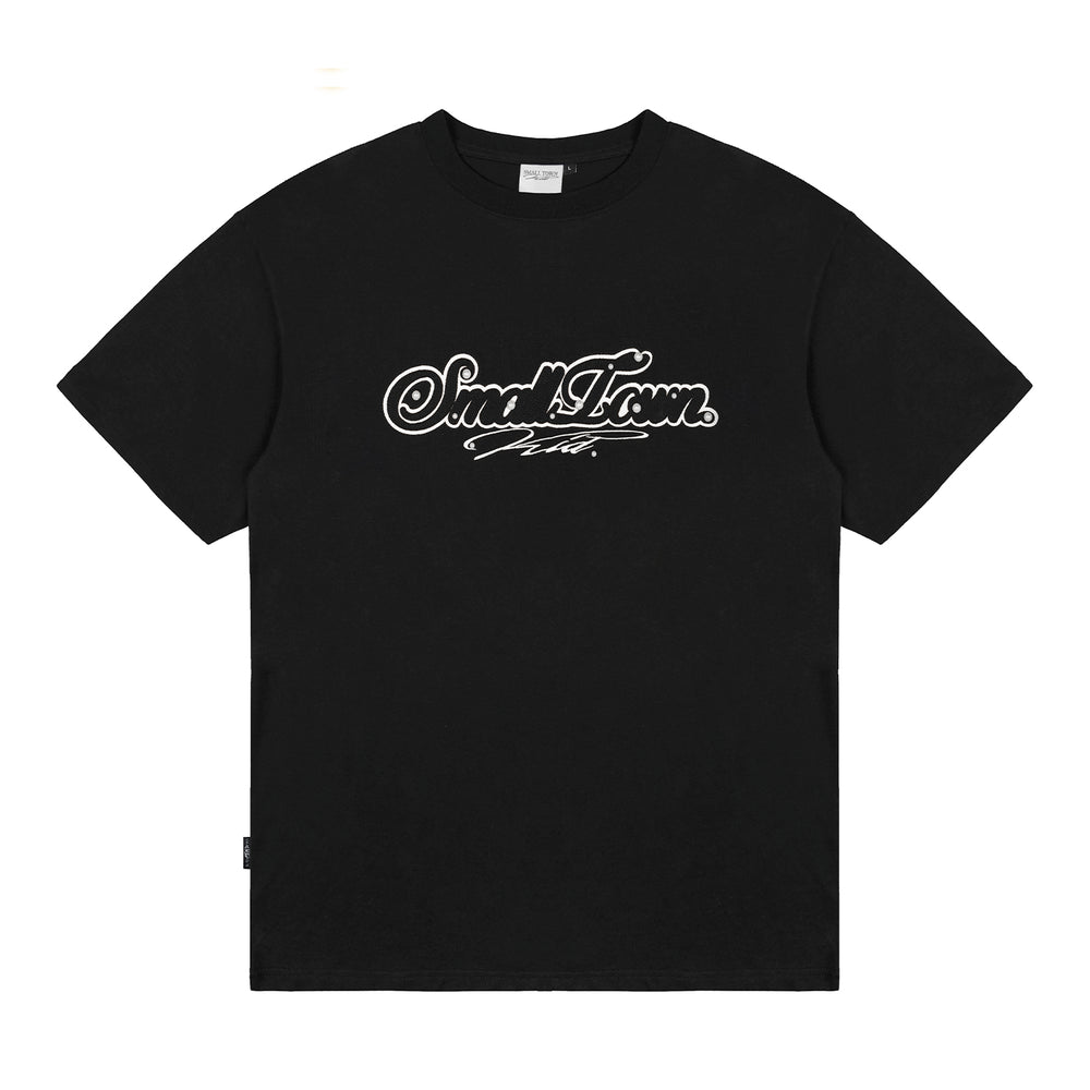 Small Town Kid Pearl Layered Embroidery Tee | Face 3 Face