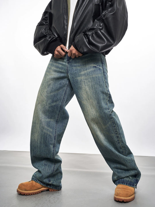 F3F Select Washed Blue Basic Jeans | Face 3 Face