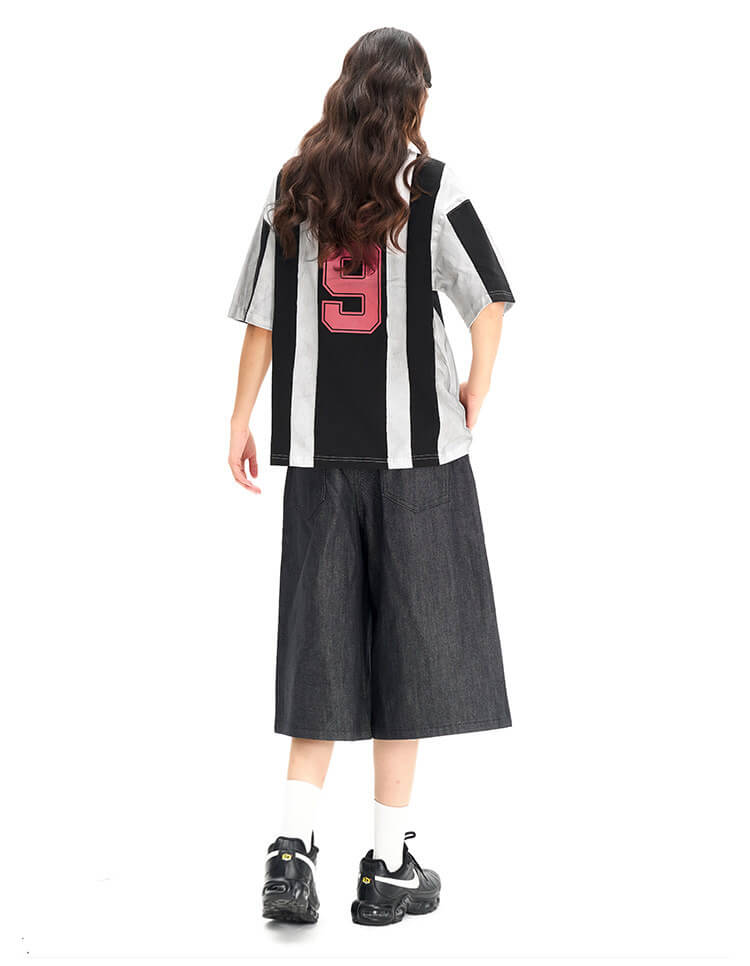 F3F Select Hand Painted Stripe Short Sleeve Soccer Tee | Face 3 Face