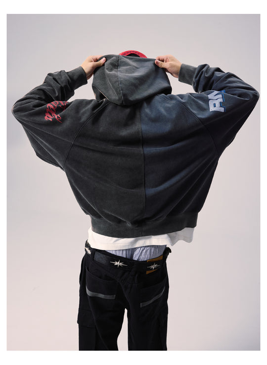 Remedy Washed Separate Raglan Hoodie | Face 3 Face