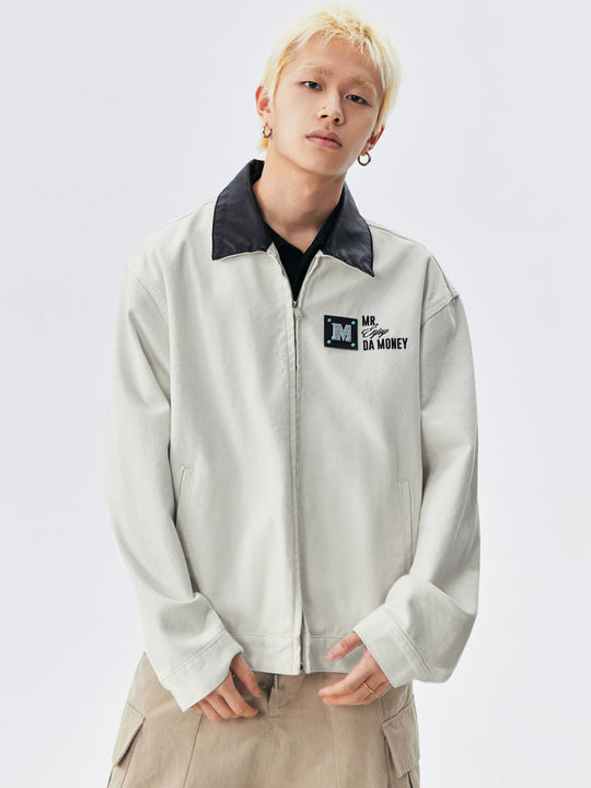 MEDM Turquoise Metal Patch Detroit Jacket | Face 3 Face