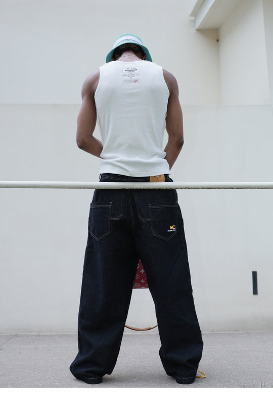 STEEPC Double Waist Structured Multi Pocket Jeans | Face 3 Face