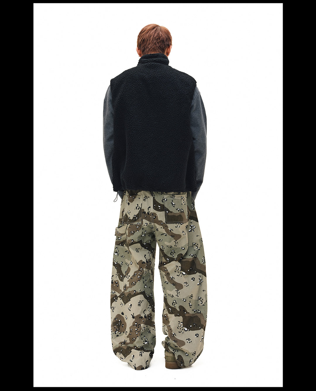 NOVACAM Camouflage Fleece Reversible Vest | Face 3 Face