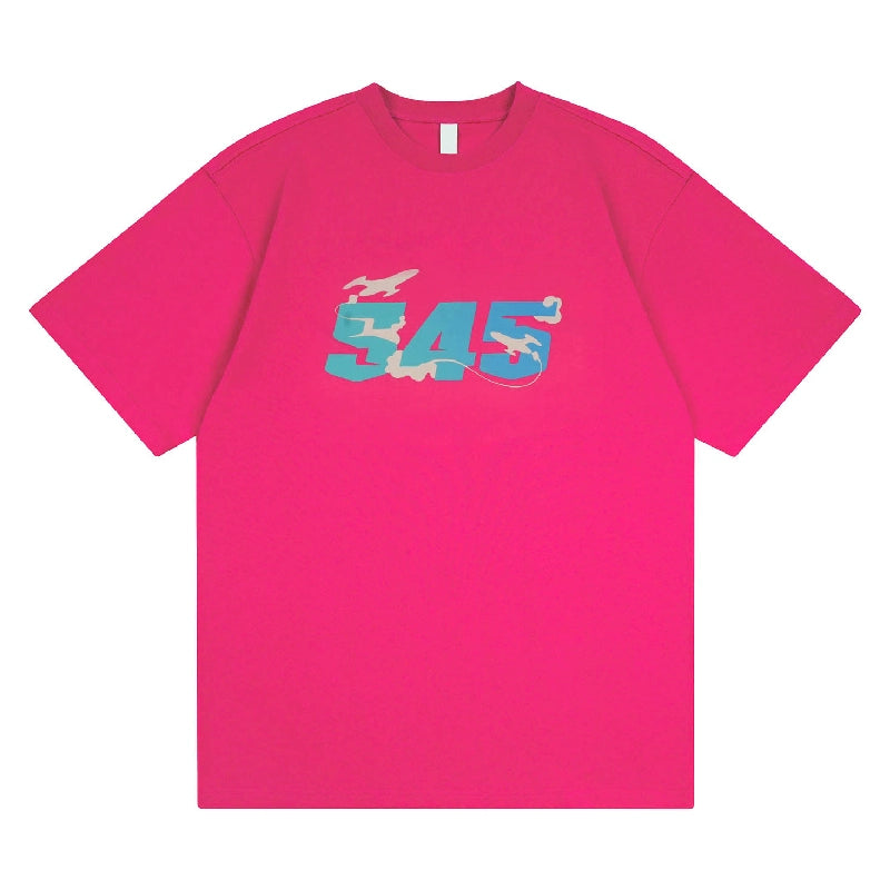 S45 Airplane Gradient Logo Tee | Face 3 Face
