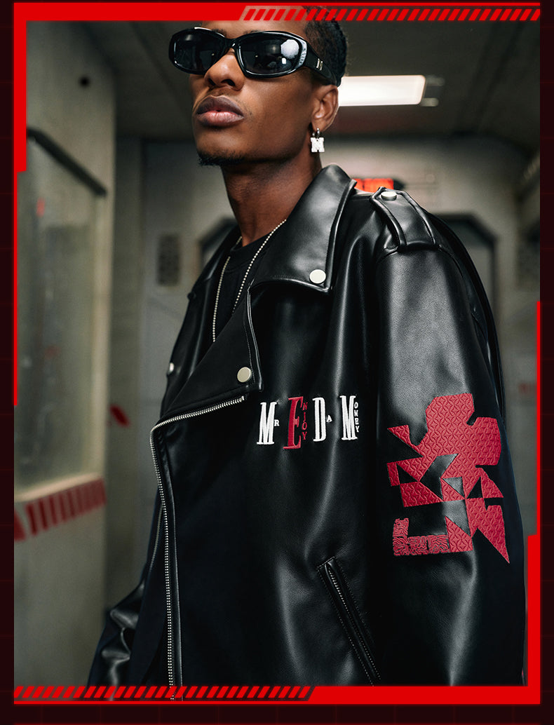 MEDM x EVA Unit-13 Leather Jacket | Face 3 Face