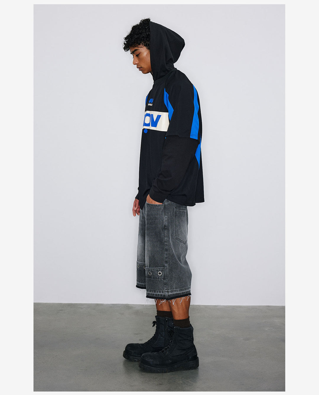 NOVACAM Soccer Jersey-Style Fake Two-Piece Hoodie | Face 3 Face