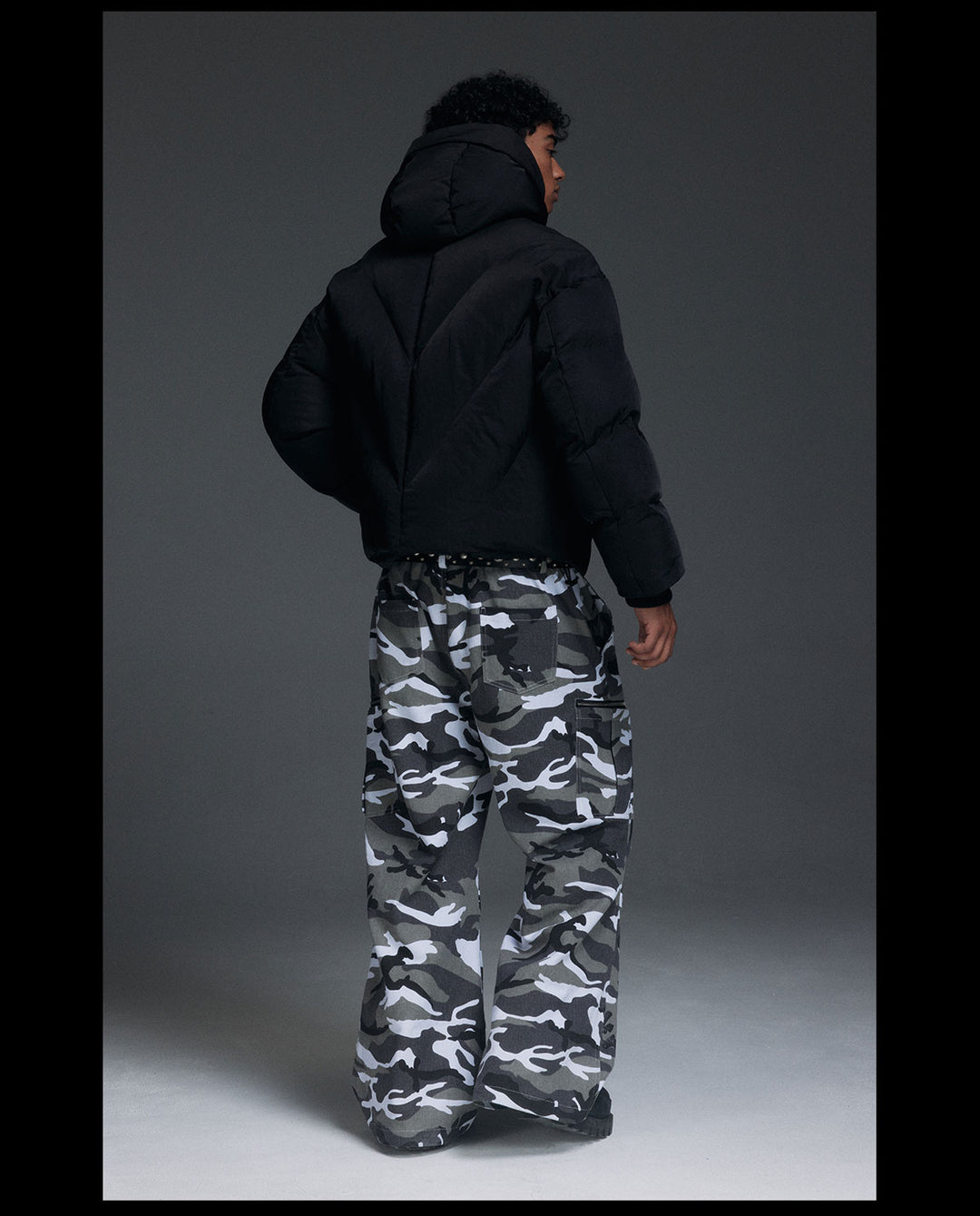 NOVACAM Hooded Short Puffer Jacket | Face 3 Face