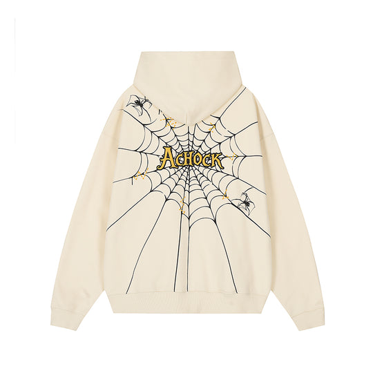Achock Spider Web Foam Hoodie