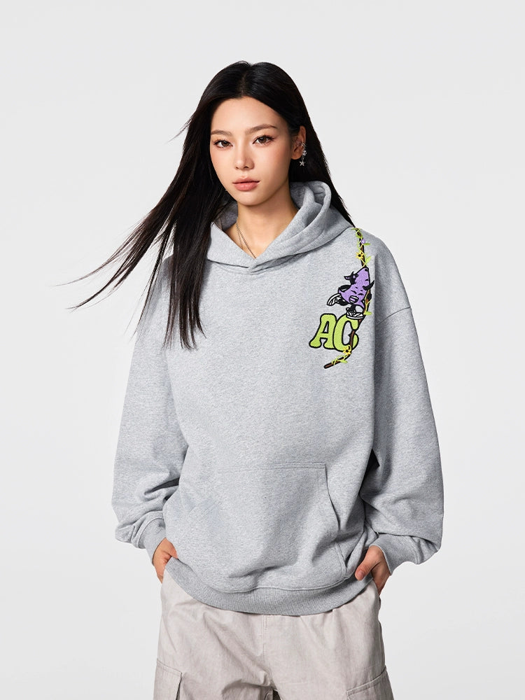 Achock Little Devil Embroidery Hoodie | Face 3 Face