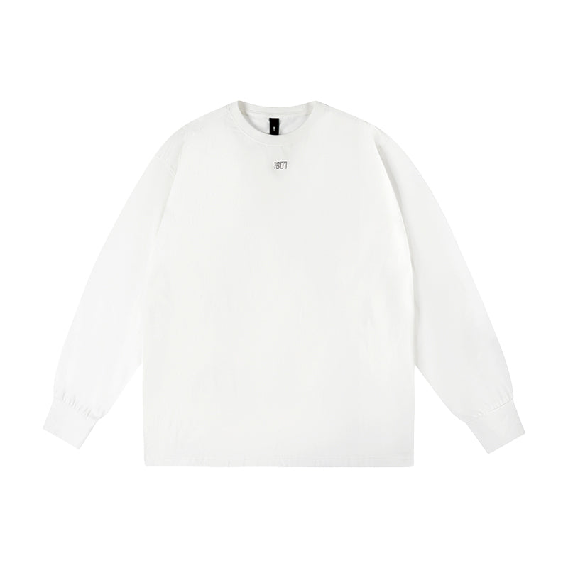 1807 Crystal Rhinestone Logo Long Sleeve Tee | Face 3 Face