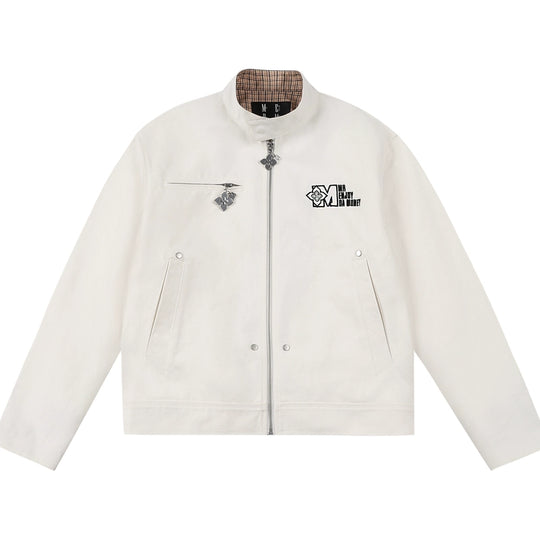 MEDM Plaid Lined Work Jacket | Face 3 Face