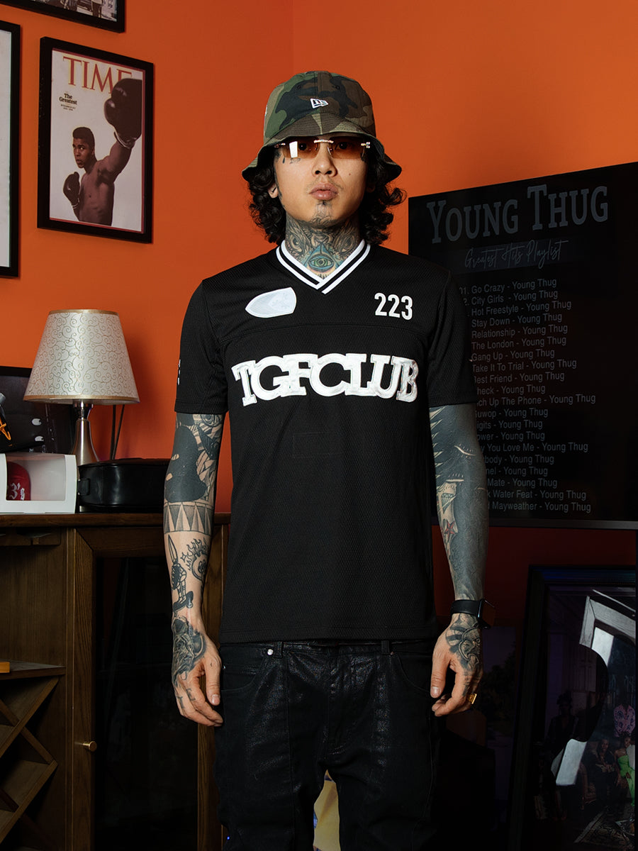 TGFCLUB Sports Fabric Patch Embroidered Logo Soccer Jersey | Face 3 Face