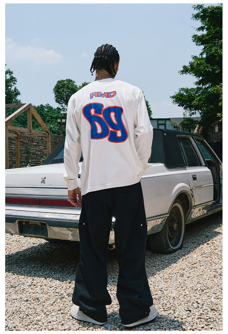 Remedy Crackle Print Long Sleeve Tee | Face 3 Face