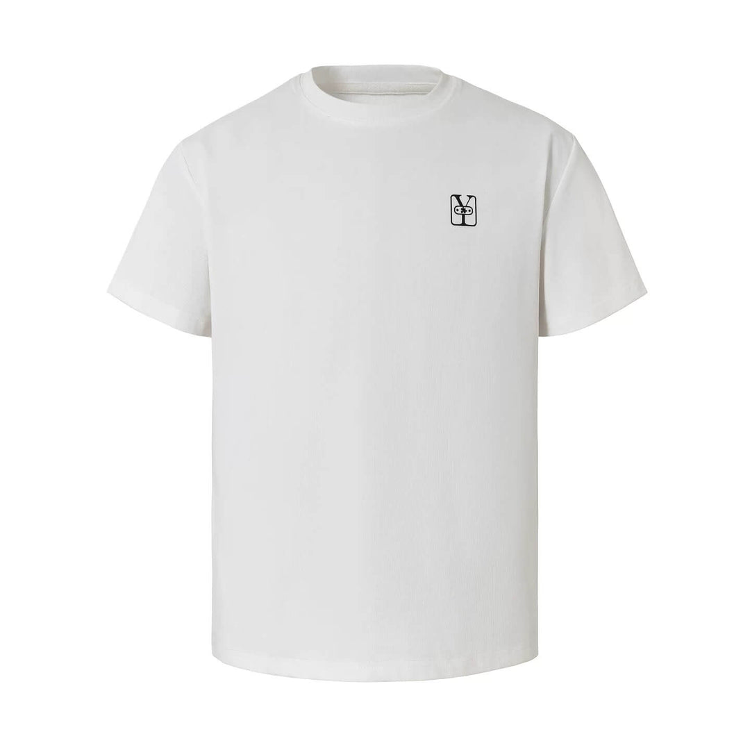 YADcrew Box Logo Slim Fit Basic Tee | Face 3 Face