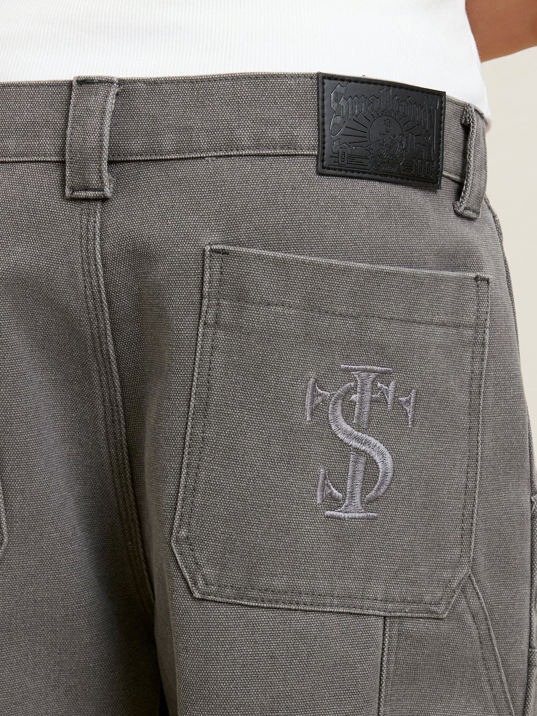 Small Town Kid Destroyed Washed Double Knee Pants | Face 3 Face