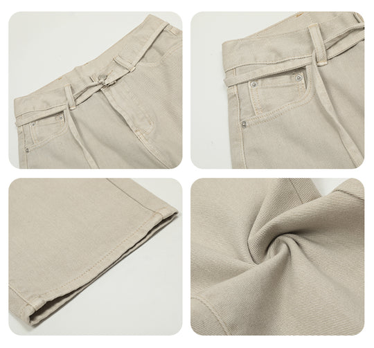 F3F Select Basic Drawstring Belt Pants | Face 3 Face