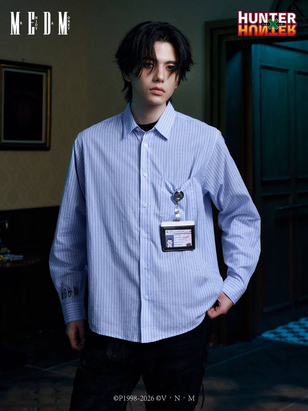 MEDM × HUNTER×HUNTER Leorio Long Sleeve Shirt | Face 3 Face