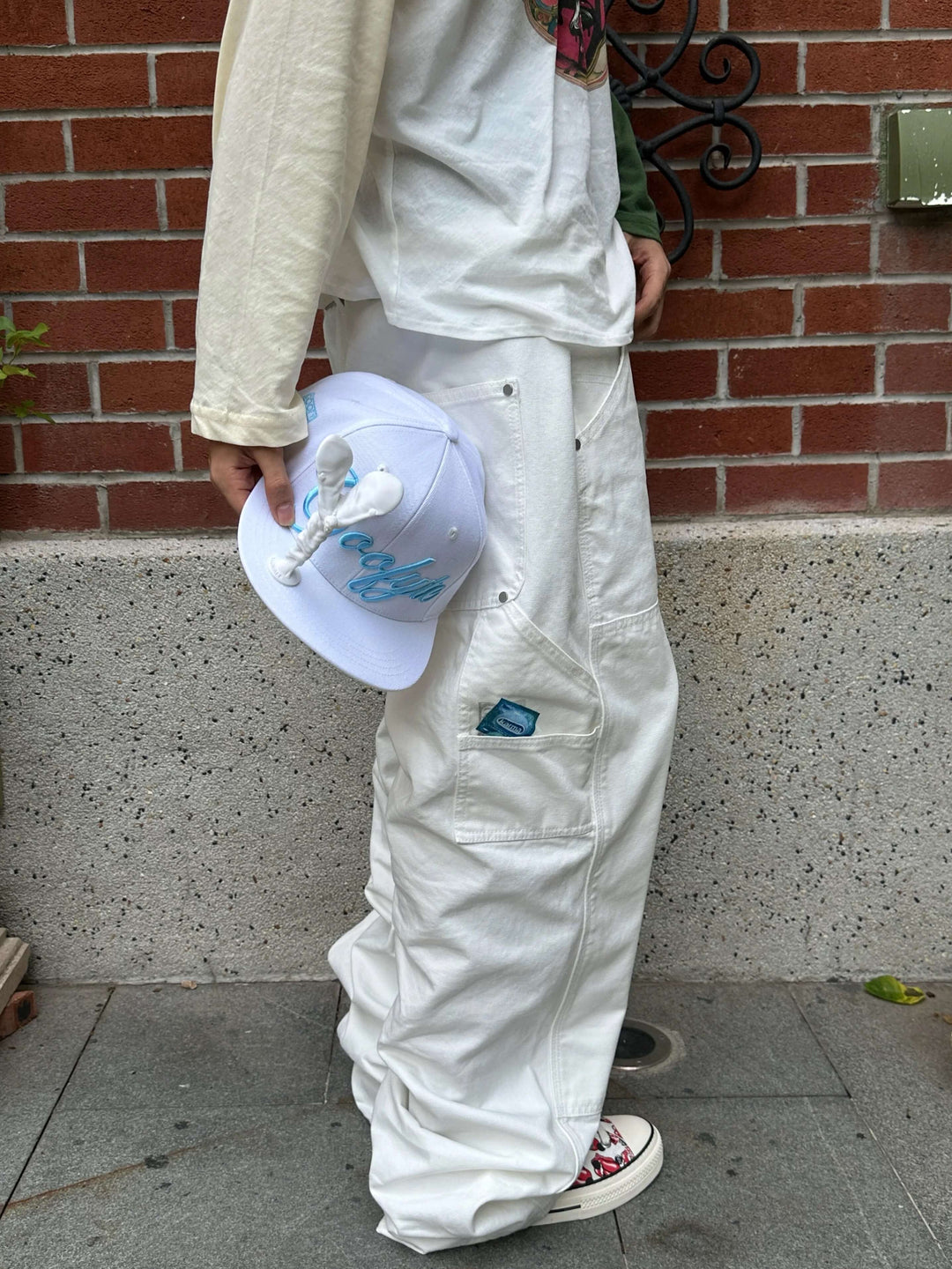 KARMANISTIC Double Knee Riveted Painter Pants | Face 3 Face