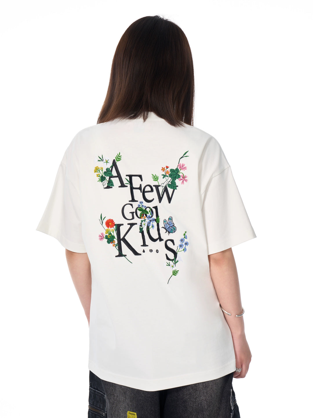 AFGK Pocket Floral Embroidered Tee | Face 3 Face