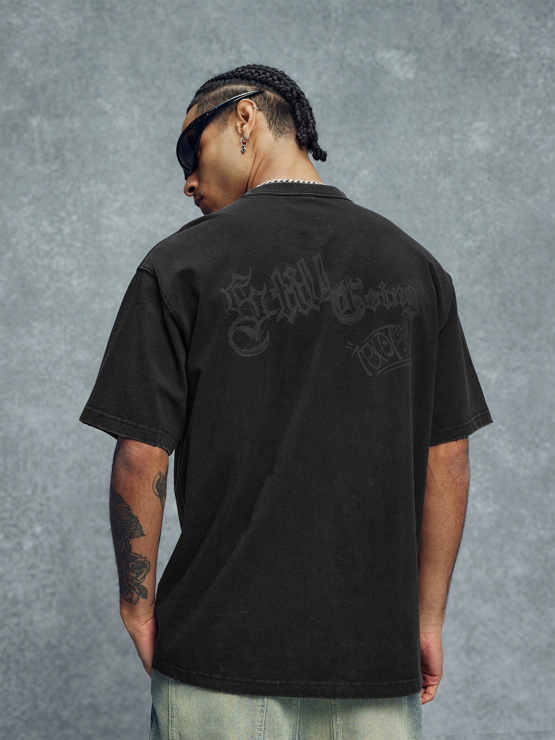 1807 Hand Painted Angel Print Tee | Face 3 Face