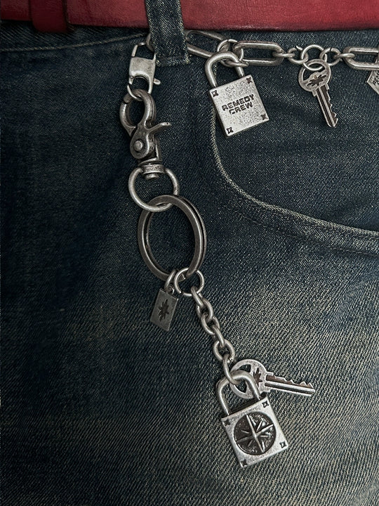 Remedy Key Lock Metal Keychain | Face 3 Face