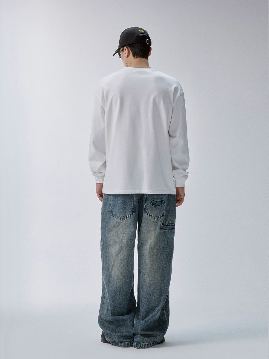 F2CE Metal Logo Basic Long Sleeve Tee | Face 3 Face