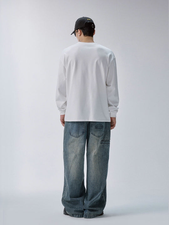 F2CE Metal Logo Basic Long Sleeve Tee | Face 3 Face