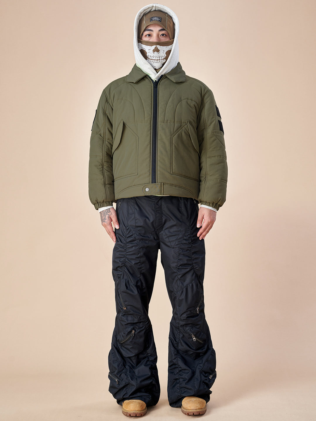 EVILKNIGHT(EK) Military Mecha Structured Interline Jacket