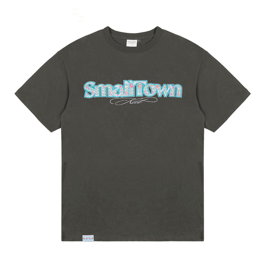 Small Town Kid Pearl Ethnic Embroidery Patch Tee | Face 3 Face