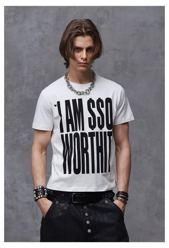 ANTIDOTE Heart and Skull Slogan Print Washed Short Sleeve Tee | Face 3 Face
