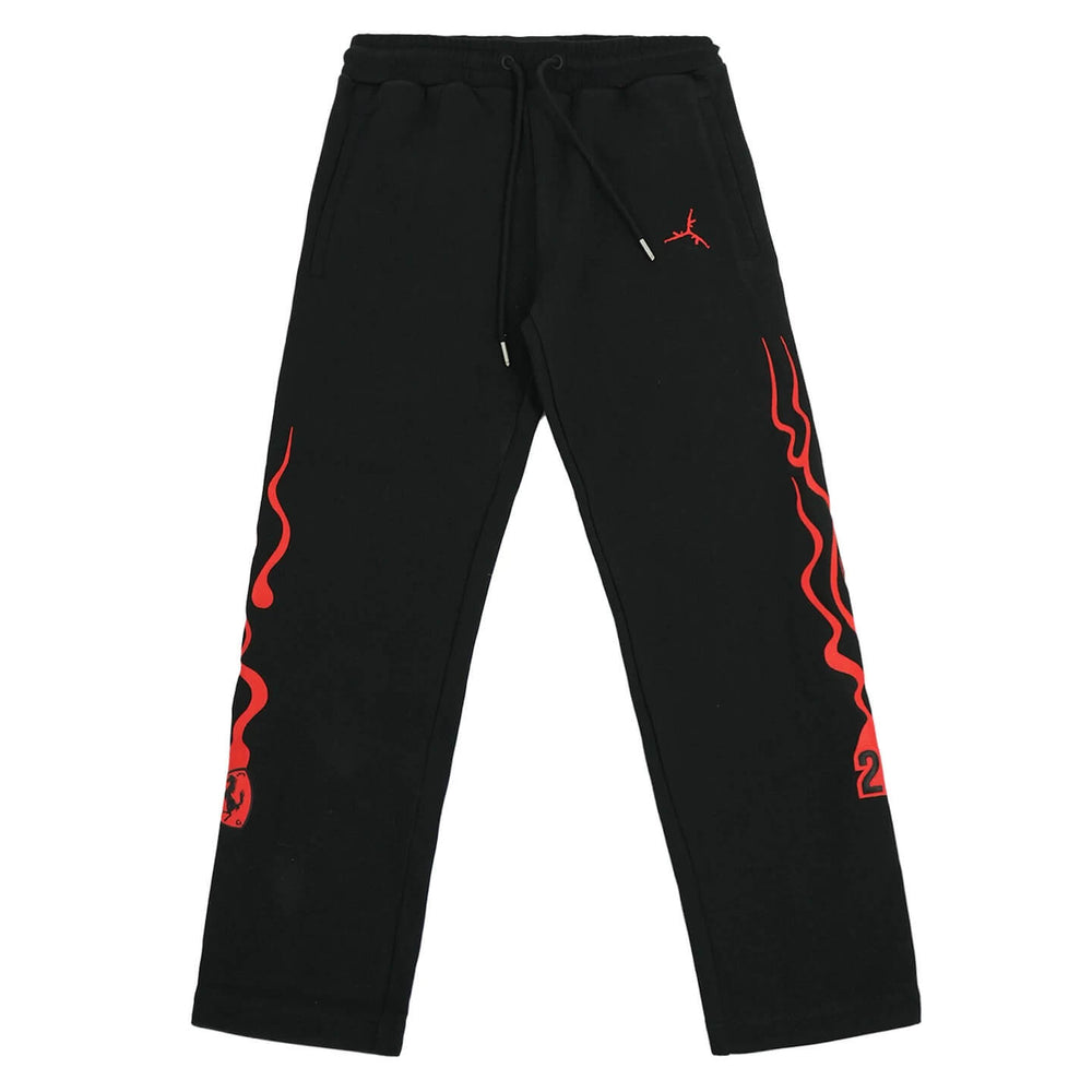 TGFCLUB Flame Pattern Sweatpants | Face 3 Face