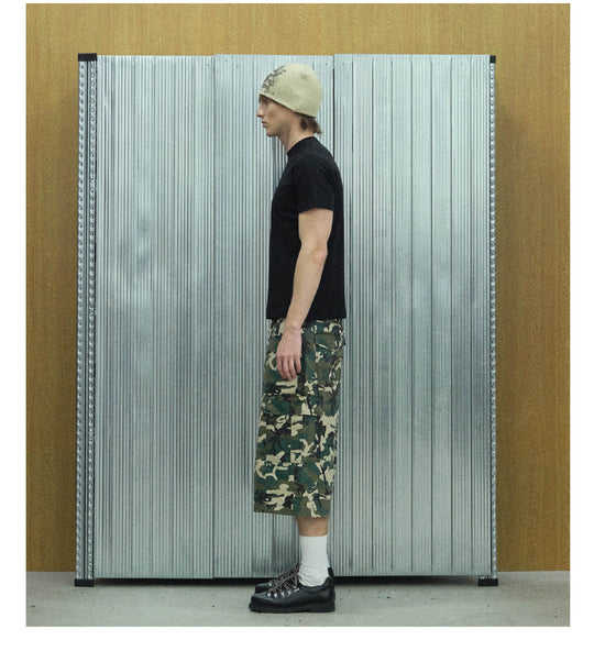 S45 Camouflage Ripstop Baggy Cargo Shorts | Face 3 Face
