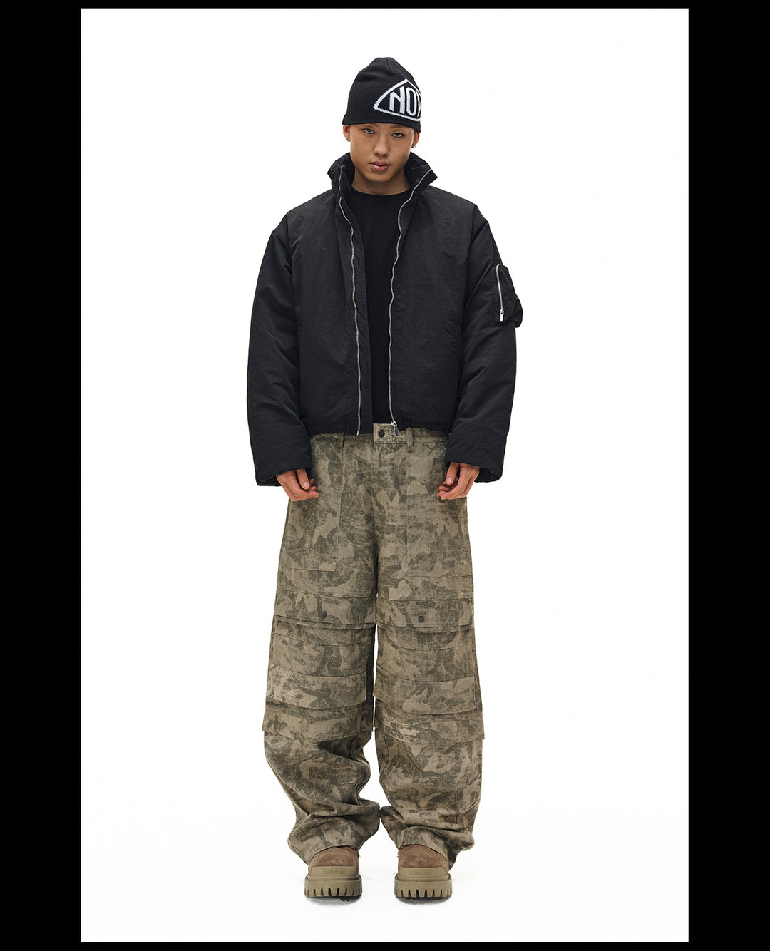 NOVACAM Multi Pocket Camouflage Utility Baggy Pants | Face 3 Face