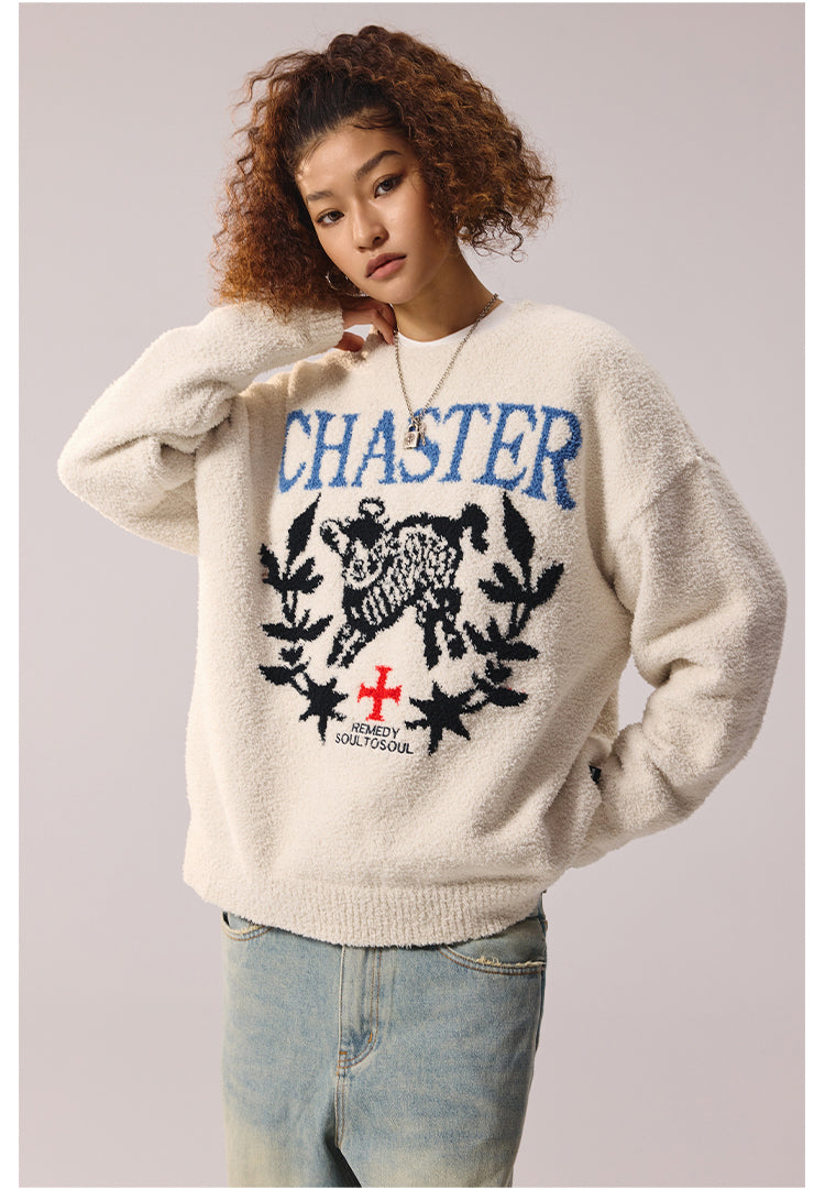 Remedy CHASTER Jacquard Knit Sweater | Face 3 Face