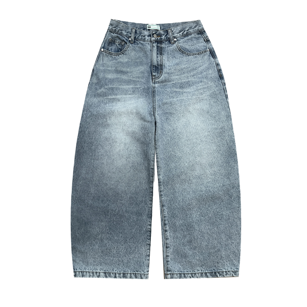 S45 Multicolor Balloon Baggy Jeans | Face 3 Face